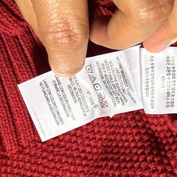 NWT Polo Ralph Lauren Men's Cotton Knit Crewneck Sweater Red Large - Picture 12 of 13